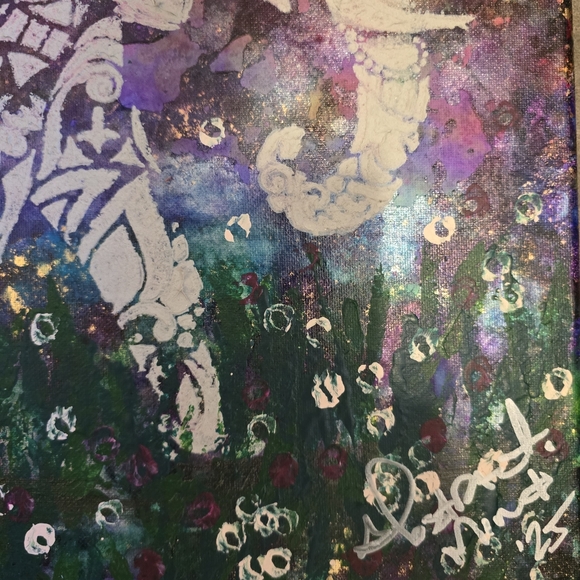 HANDCRAFTED Abstract Contemporary Painting HANDPAINTED & HANDMADE Wall Art Decor - Picture 13 of 17